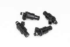 DeatschWerks Universal 550cc Low Impedance 11mm Upper Injector - Set of 4 (42M-11-0550-4).