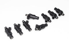 DeatschWerks Universal 550cc Low Impedance 11mm Upper Injector - Set of 8 (42M-11-0550-8)