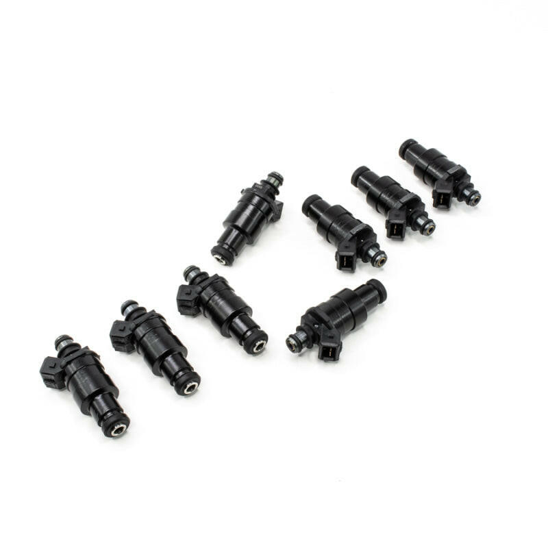 DeatschWerks Universal 1200cc Low Impedance 11mm Upper Injector - Set of 8 (42M-11-1200-8).