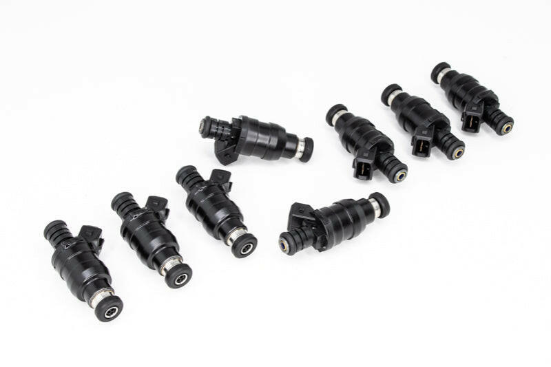 DeatschWerks 1000cc Low Impedance 14mm Upper Injector - Set of 8 (42M-14-1000-8).