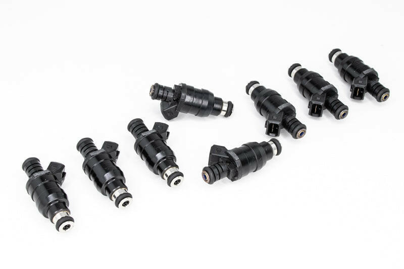 DeatschWerks Universal 1200cc Low Impedance 14mm Upper Injector - Set of 8 (42M-14-1200-8).