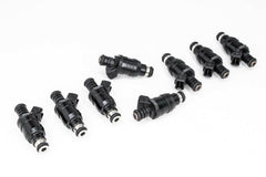 DeatschWerks Universal 1200cc Low Impedance 14mm Upper Injector - Set of 8 (42M-14-1200-8).