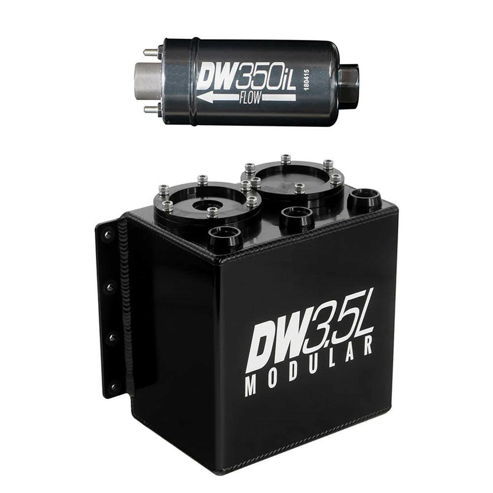 DeatschWerks 3.5L Modular Surge Tank Incl. 1 DW350iL In-Line Fuel Pump (6-351-35ST).