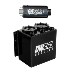 DeatschWerks 3.5L Modular Surge Tank Incl. 1 DW350iL In-Line Fuel Pump (6-351-35ST).