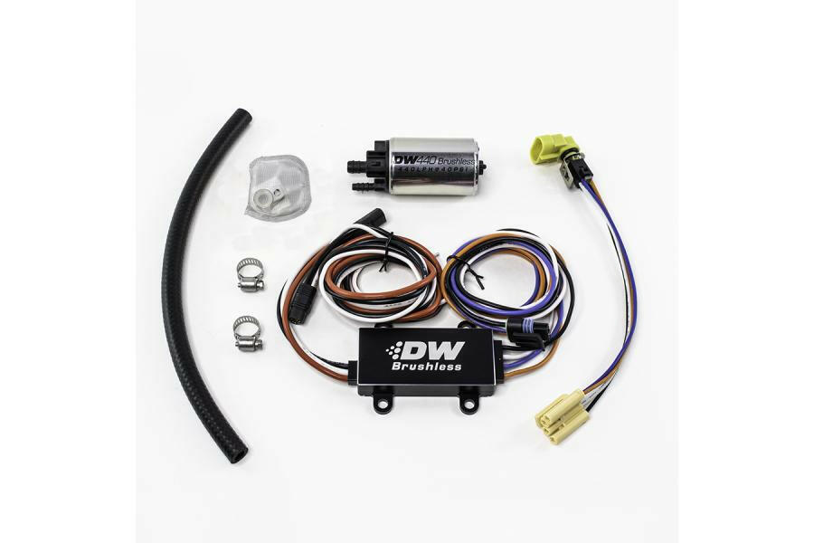 Deatschwerks DW440 Brushless Fuel Pump w/ Dual Speed Controller | 2015-2021 Ford Mustang (9-442-C102-0906).