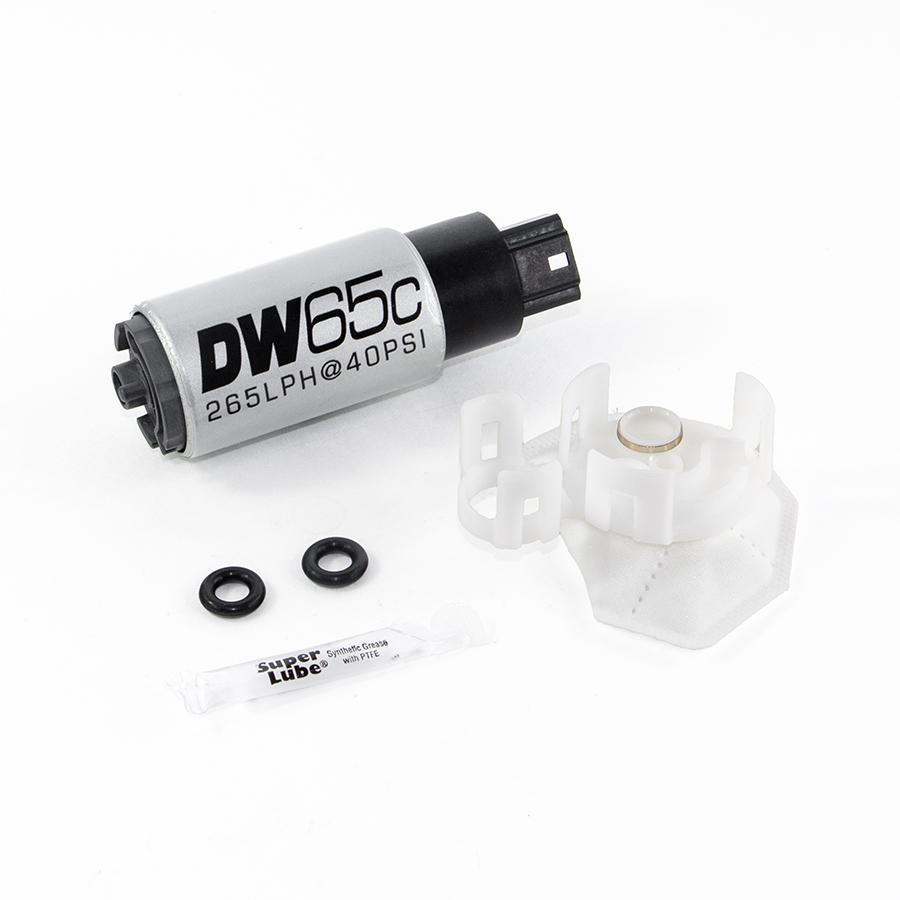 DW65C 265 LPH In-Tank Fuel Pump w/ Install Kit by DeatschWerks | 2008-2015 Mitsubishi Evo X (9-651-1026).
