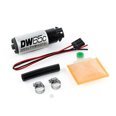 DeatschWerks 265 LPH Compact In-Tank Fuel Pump w/ Clips & Universal Install Kit (9-652-1000).