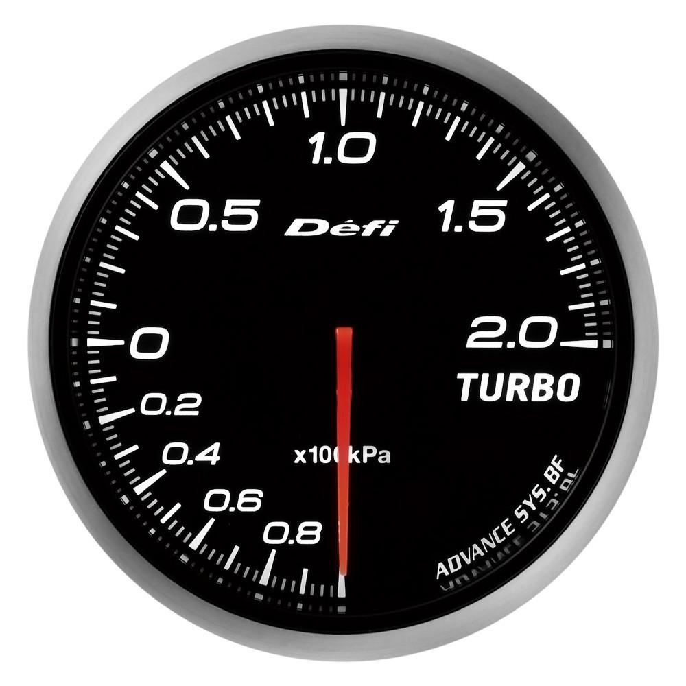Defi Advance BF JDM Series Link Meter Gauge 60mm Turbo with White Lighting (-100kPa to +200kPa) (DF09901)