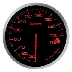 Defi Advance BF JDM Series Link Meter Gauge 60mm Oil Temperature with Red Lighting (50 to 150 deg Ca) (DF10402).