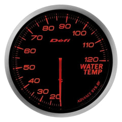 Defi Advance BF JDM Series Link Meter Gauge 60mm Water Temperature with Red Lighting (20 to 120 deg C) (DF10502).