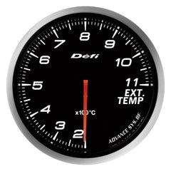 Defi Advance BF JDM Series Link Meter Gauge 60mm Exhaust Temperature (DF10601).