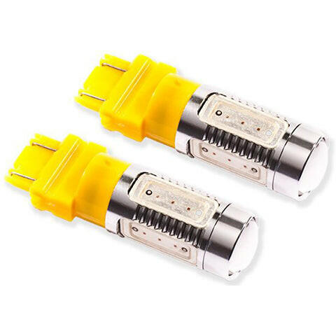 Diode Dynamics 3157 LED Amber Lights | 2001-2003 Honda Civic Coupe, 2000-2003 BMW M5, and 1994-2009 Ford Mustang GT (2x3157_HP48A).