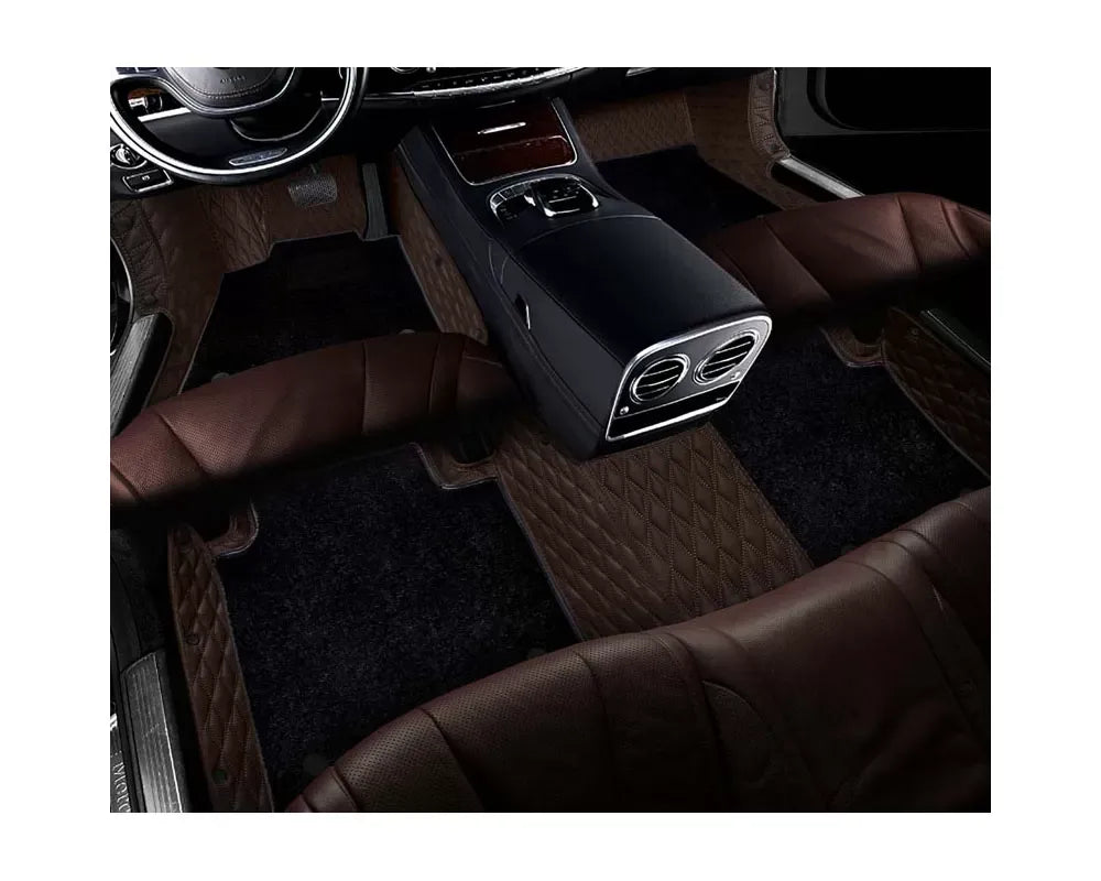 2006-2023 Audi R8 F1Mats Floor Mats Double Layer Diamond