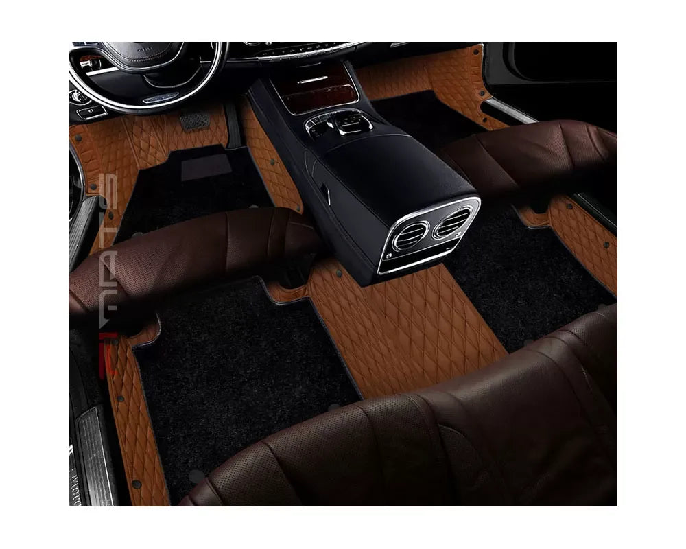 2006-2023 Audi R8 F1Mats Floor Mats Double Layer Diamond
