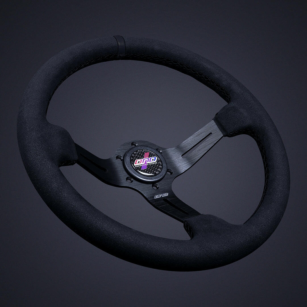 DND 75mm Alcantara Race Steering Wheel (ARW-BK).