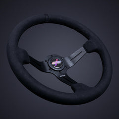 DND 75mm Alcantara Race Steering Wheel (ARW-BK).