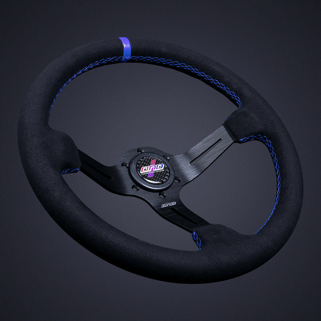 DND 75mm Alcantara Race Steering Wheel (ARW-BK).