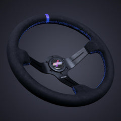 DND 75mm Alcantara Race Steering Wheel (ARW-BK).