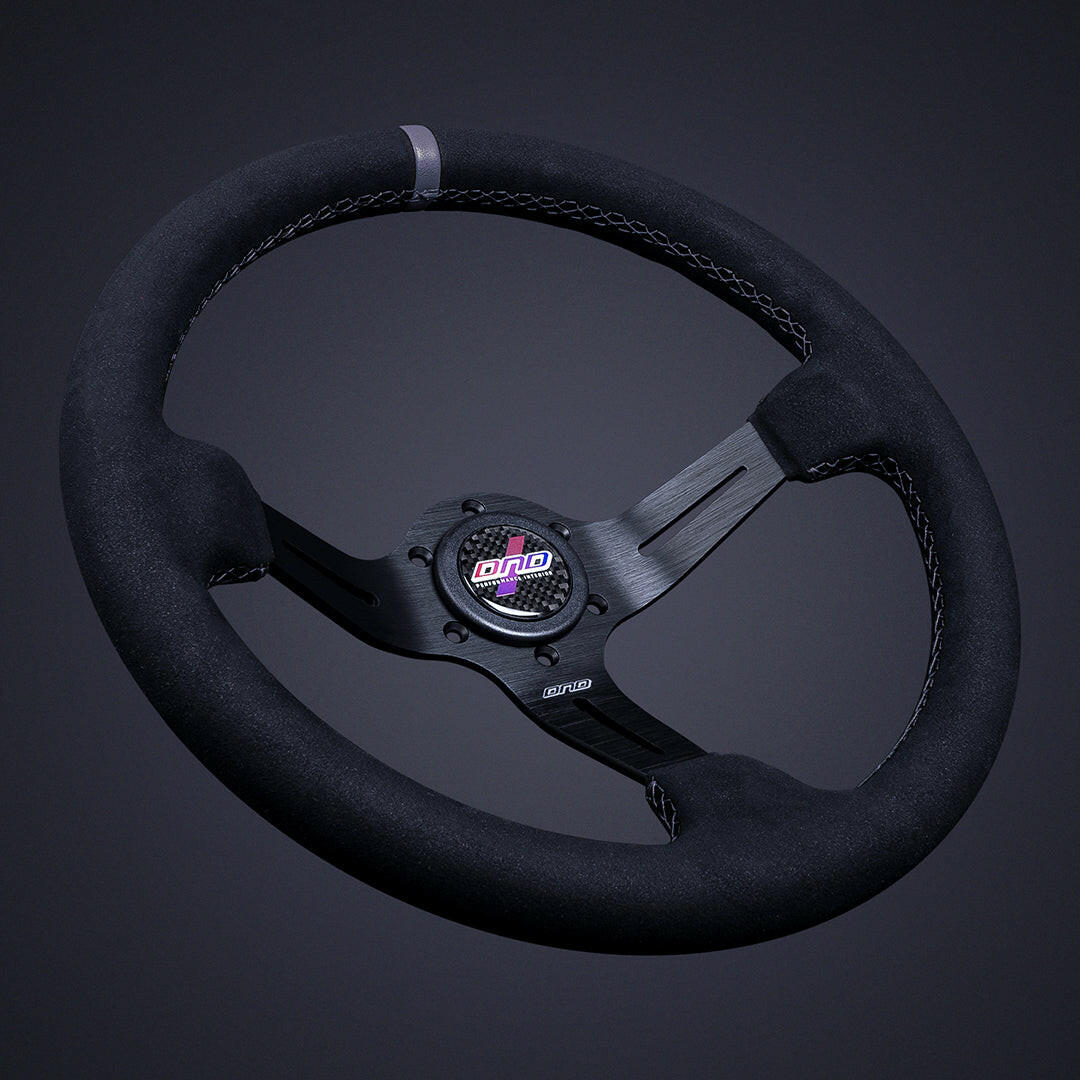 DND 75mm Alcantara Race Steering Wheel (ARW-BK).