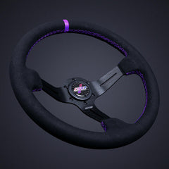 DND 75mm Alcantara Race Steering Wheel (ARW-BK).