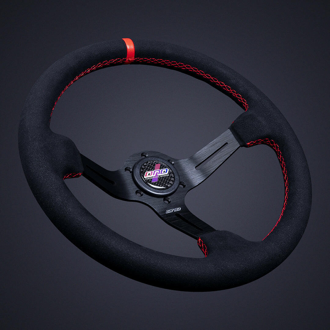 DND 75mm Alcantara Race Steering Wheel (ARW-BK).