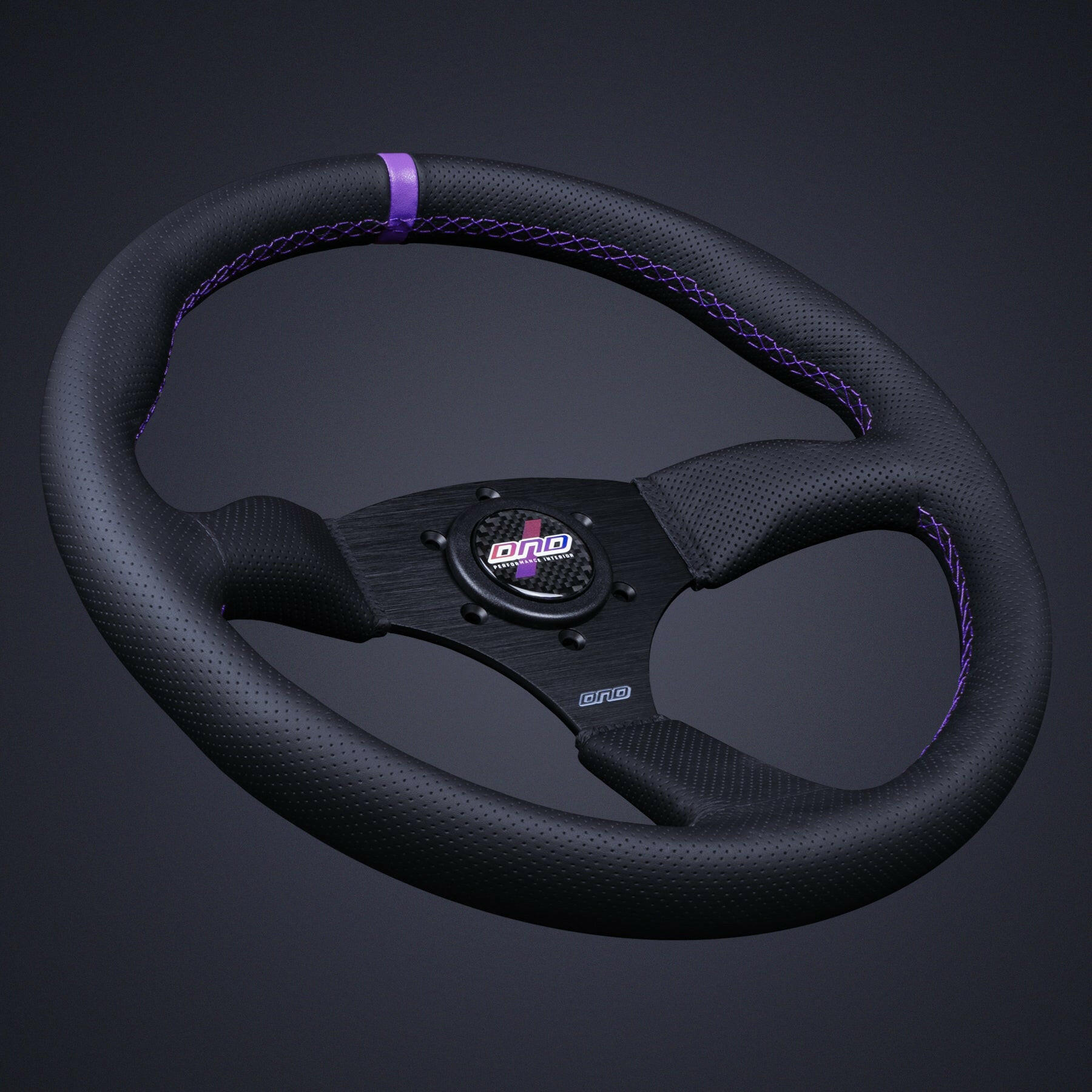 DND Perforated Leather Touring Steering Wheel (PTW-GR).