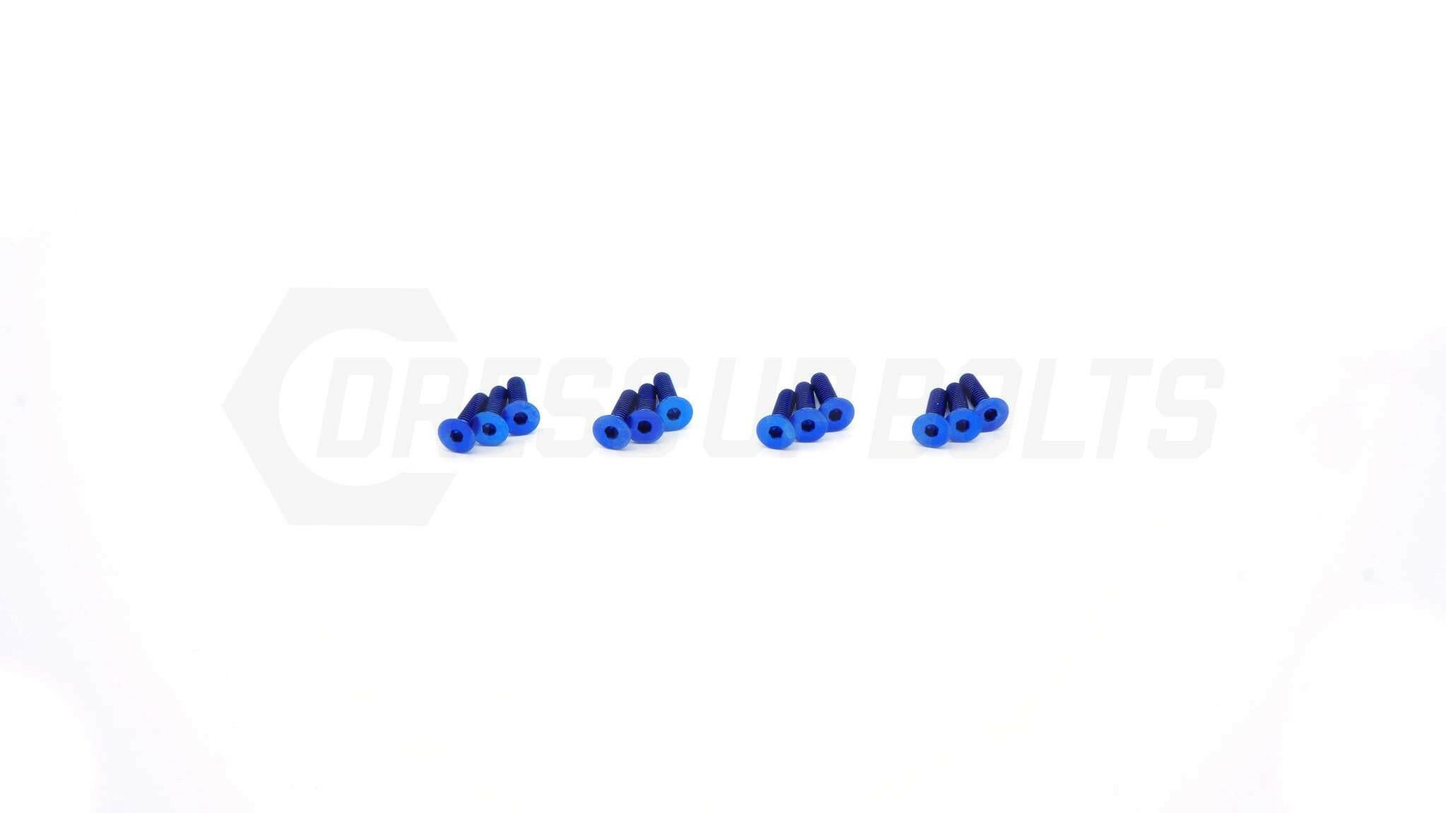 Dress Up Bolts Titanium Hardware Kit for AeroCatch Hood Pins  (ACC-020-Ti-BLK).