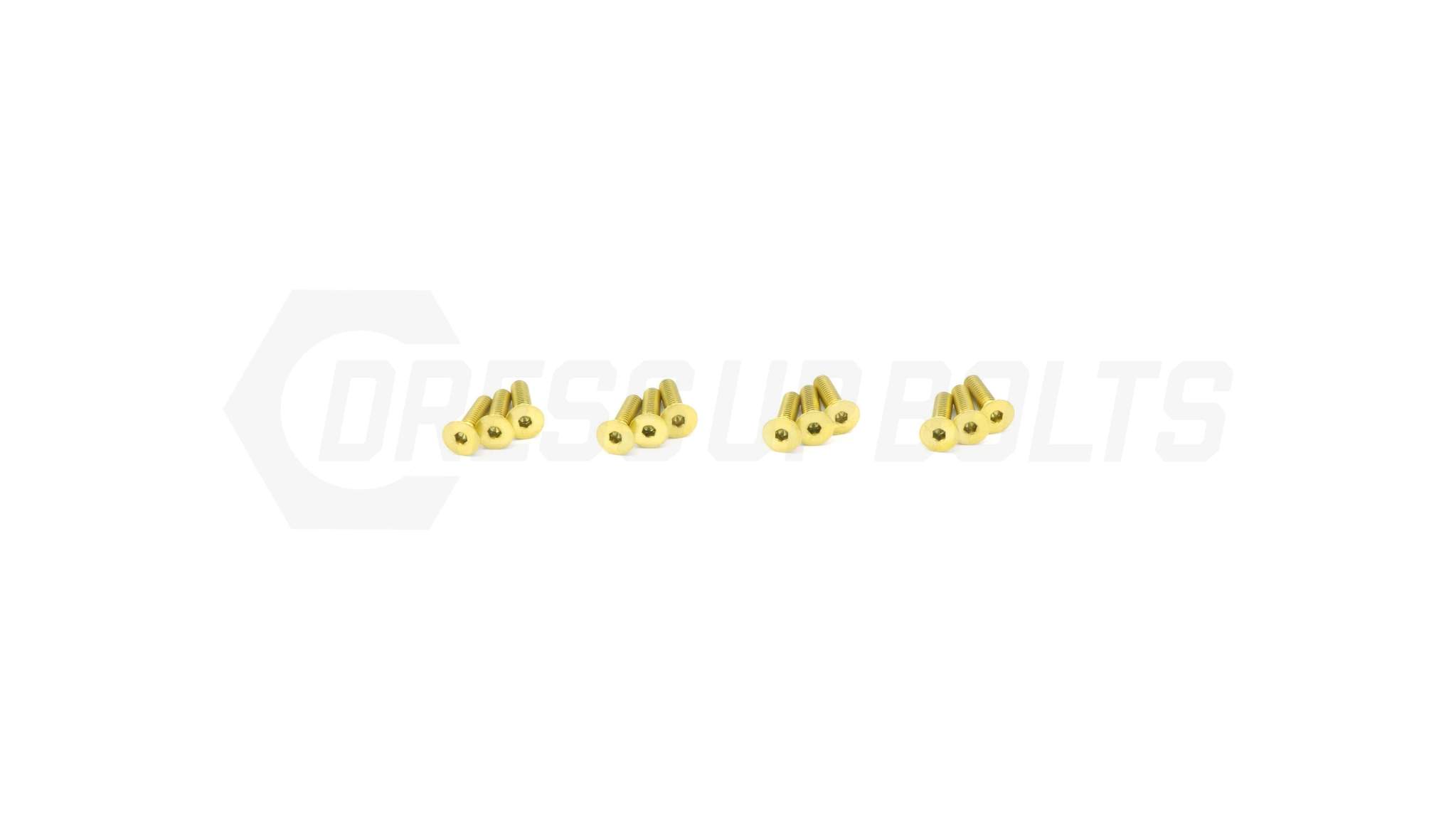 Dress Up Bolts Titanium Hardware Kit for AeroCatch Hood Pins  (ACC-020-Ti-BLK)