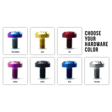 Dress Up Bolts Titanium Hardware Door Kit | 2022-2023 Subaru BRZ/Toyota GR86 (TOY-046-Ti).