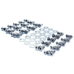 Dress Up Bolts Titanium Hardware Door Kit | 2015-2021 Honda Civic 1.5T (HON-053-Ti).