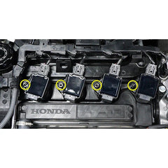 Dress Up Bolts Titanium Hardware Coil Pack Kit | 2022+ Honda Civic Si (HON-074-Ti).