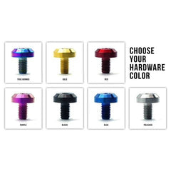 Dress Up Bolts Titanium Hardware Door Kit | 2022+ Honda Civic Si (HON-072-Ti).