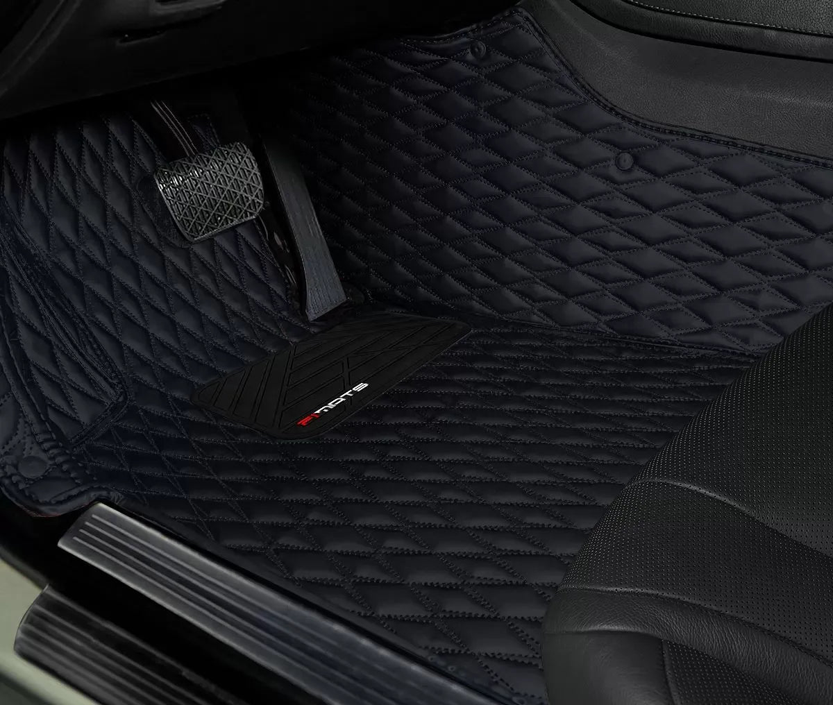 2008-2019 Fiat 500E F1Mats Floor Mats Single Layer Diamond.