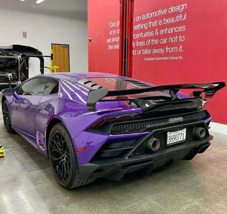 Carbon Fiber STO Wing With Base Panel - Lamborghini Huracan.