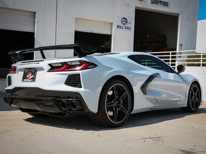 AFe MACH Force-Xp 304 Stainless Steel Cat-Back Exhaust Black 2020 Chevrolet Corvette C8