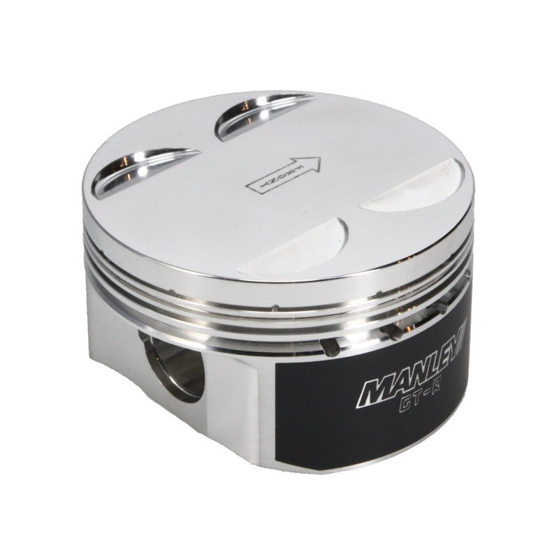 Manley Nissan GTR VR38DETT 99mm Bore 88.4mm Stroke -2cc Dish Turbo Tuff Piston Set w/ Rings
