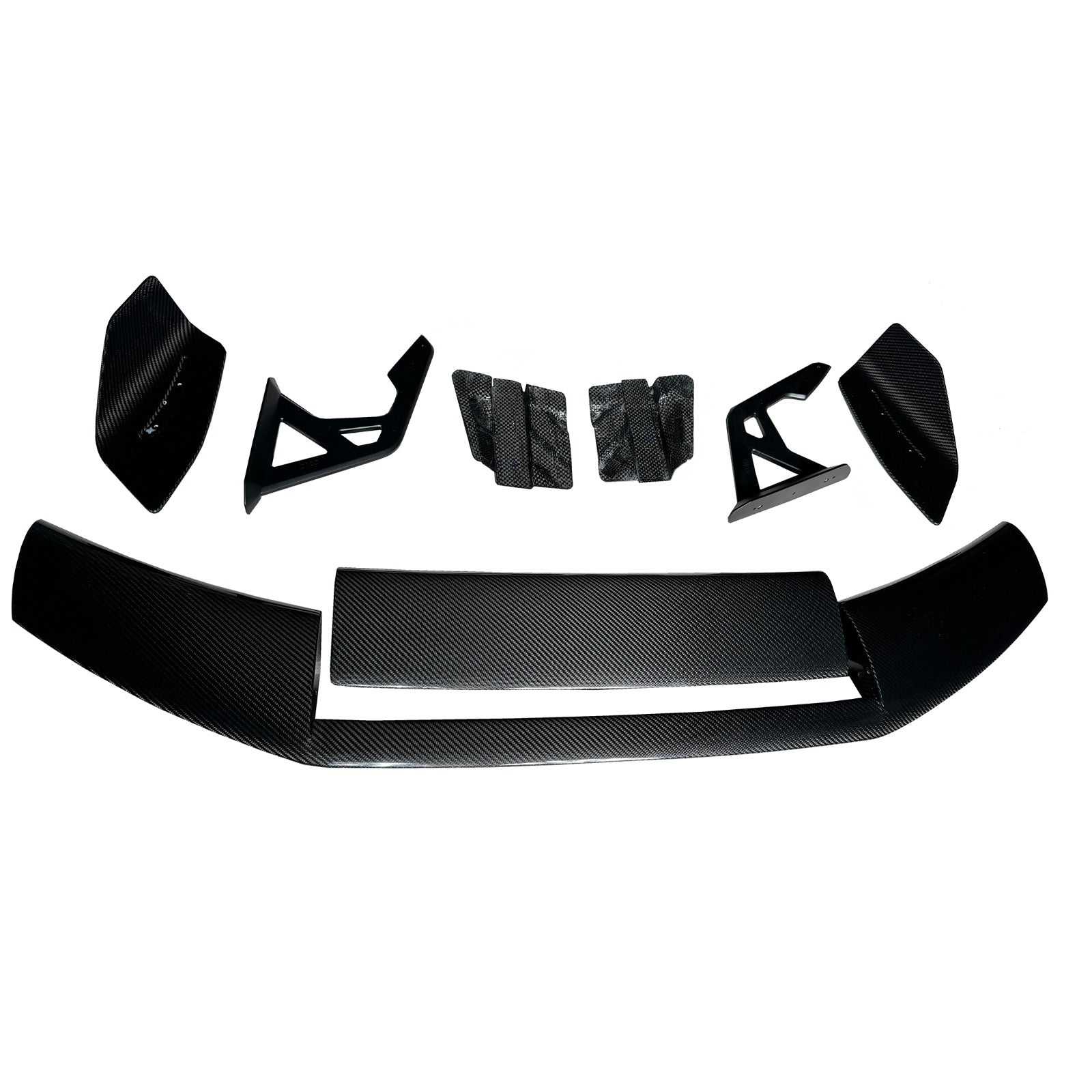 AD Style Carbon Fiber Swan Neck Wing V3 - BMW G87 M2 G80 M3 G82 M4.