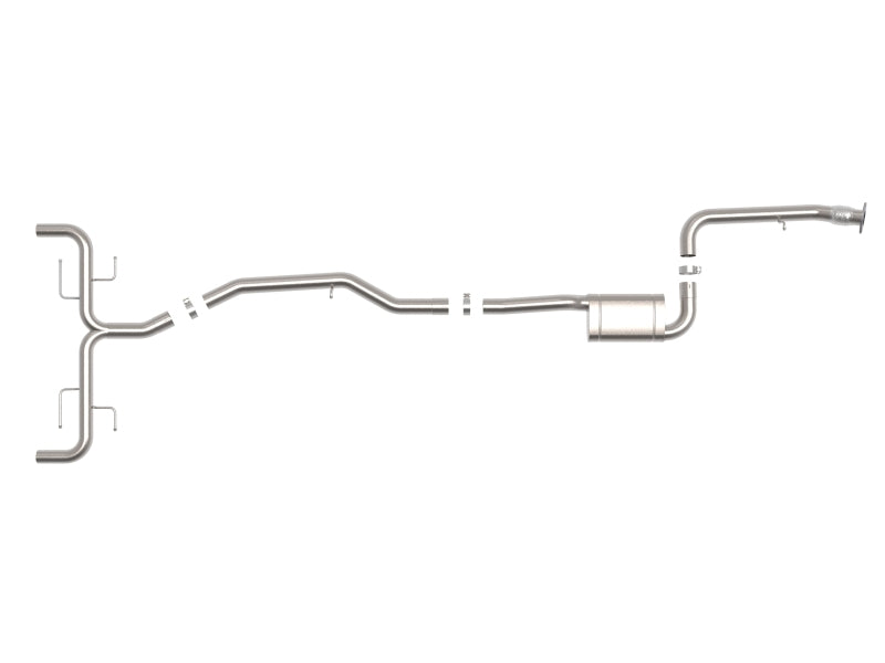 aFe 17-21 Alfa Romeo Giulia L4-2.0L (t) Mach Force-Xp 2in to 2-1/2in 304SS Cat-Back Exhaust