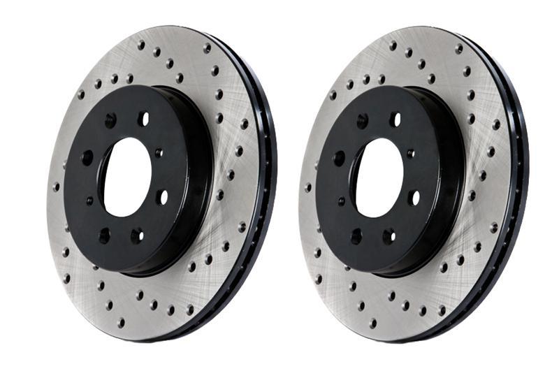 StopTech 13-15 BMW 335i Drilled Front Left Sport Brake Rotor