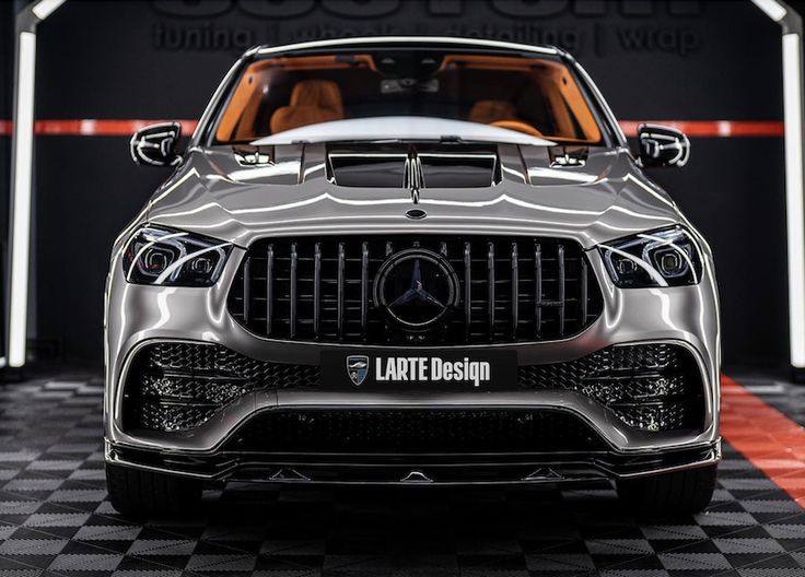 Gloss Black GTR Style Front Grille - Mercedes Benz GLE W167.