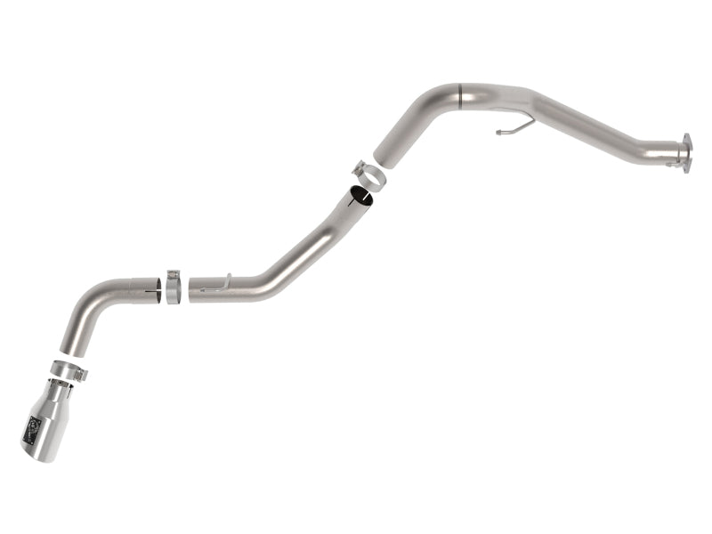 aFe 2021+ Jeep Gladiator V6-3.0L (td) Vulcan Series 3in 304 SS DPF-Back Exhaust System - Polishd Tip