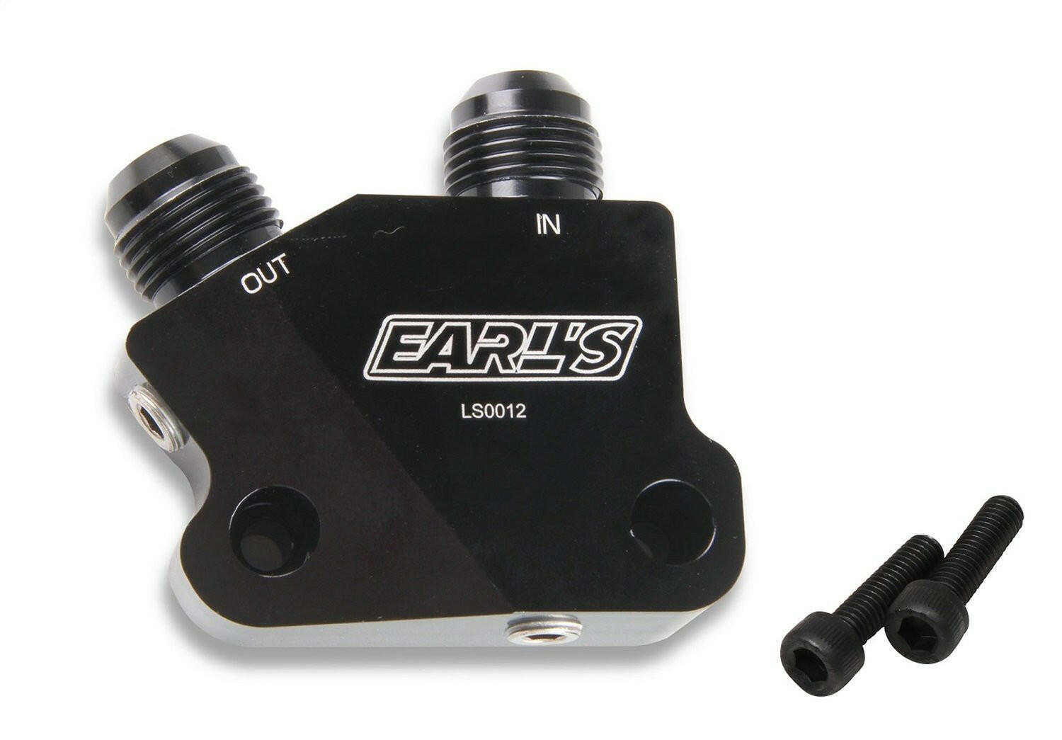 Earl's Performance Gm Ls Engine Oil Cooler Adapter (LS0012ERL).