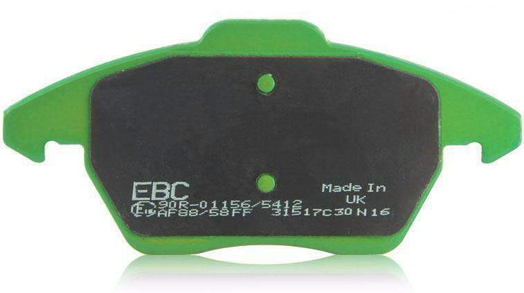 EBC Greenstuff Front Brake Pads | 2016-2017 Ford Focus RS (DP22274).