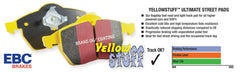 EBC Yellowstuff Front Brake Pads | Multiple Honda/Acura Fitments (DP41655R).