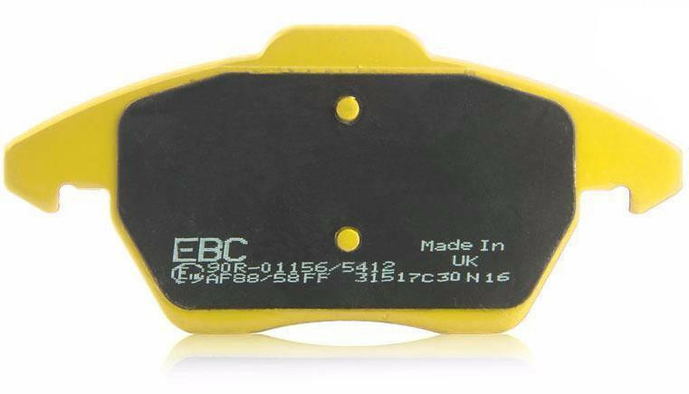 EBC 'Yellowstuff' Front Brake Pads | 2016-2017 Ford Focus RS (DP42274R).