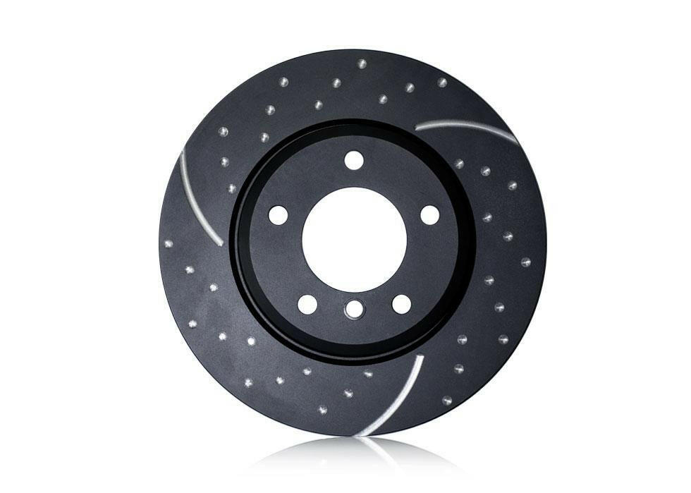 EBC GD Drilled & Slotted Front Rotor Set | 2016-2021 Honda Civic (GD7116).