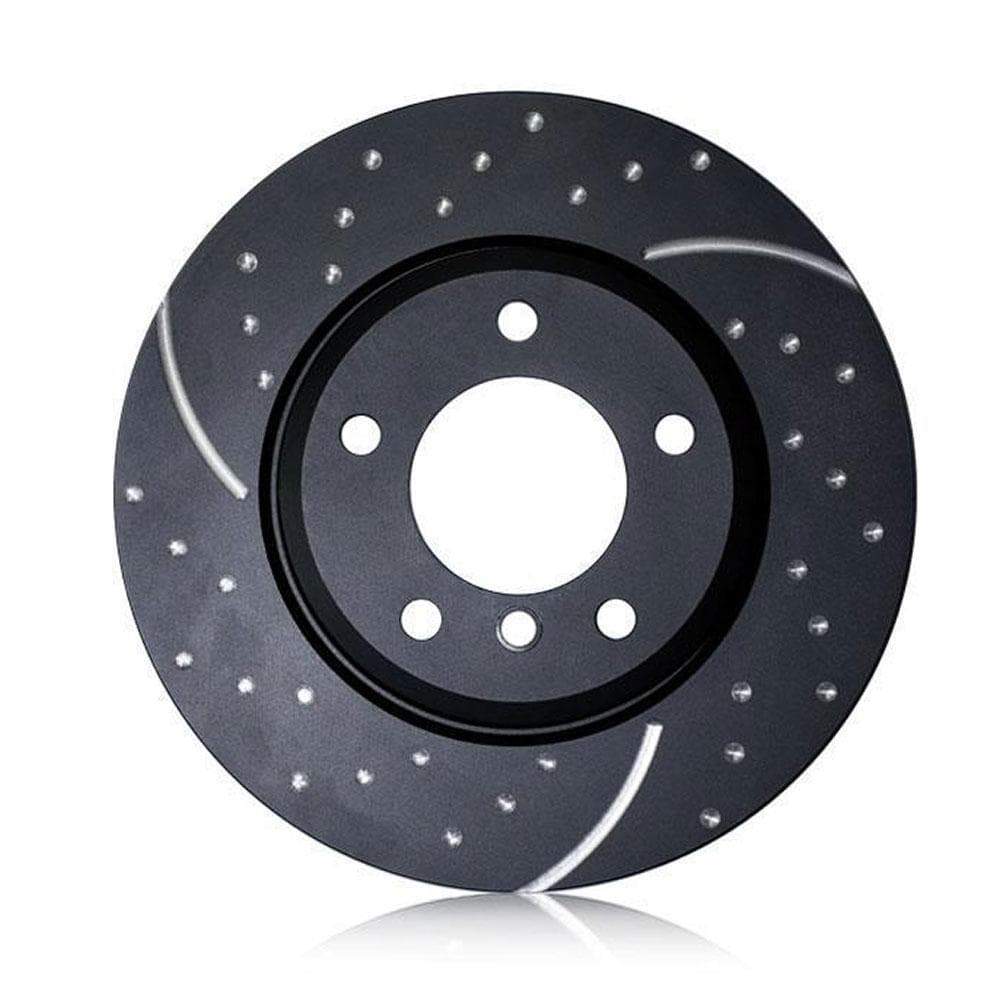 EBC GD Drilled & Slotted Rear Rotor Set | 2016-2021 Honda Civic (GD7752).