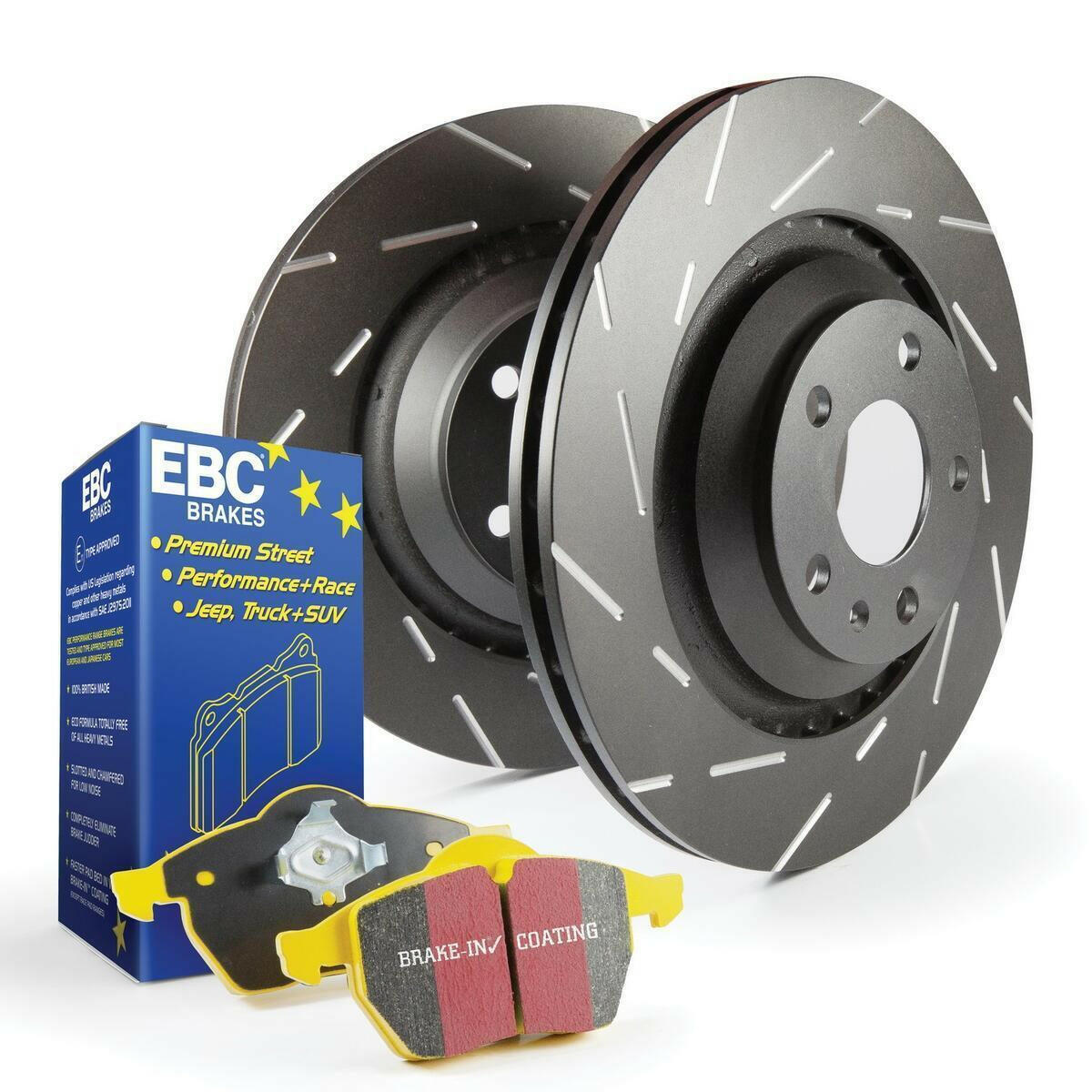 EBC Brakes Stage 9 Front Brake Upgrade Kit | 2008-2015 Mitsubishi Evo X (S9KF1464).