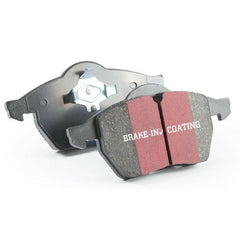 EBC Ultimax2 Front Brake Pads | 2008-2015 Mitsubishi Evo X, 2003-2006 Mitsubishi Evo 8/9, and 2004-2017 Subaru WRX STI (UD1001).