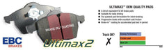 EBC Ultimax2 Rear Brake Pads | 2016-2023 Honda Civic (UD1878).